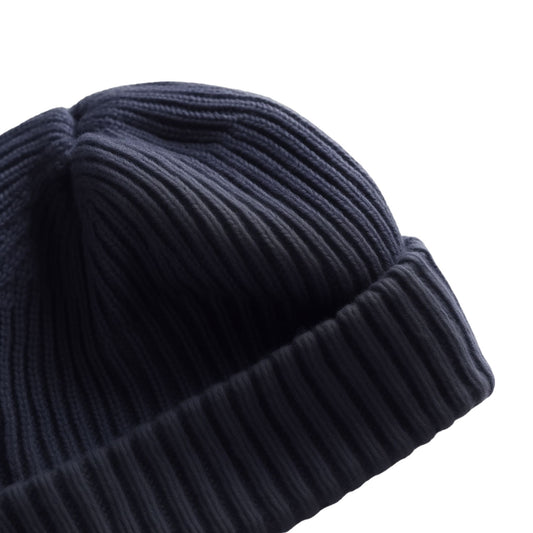 Striped-Cuff Cashmere Hat