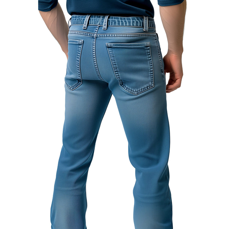 Stretchable Tight-fit Jeans