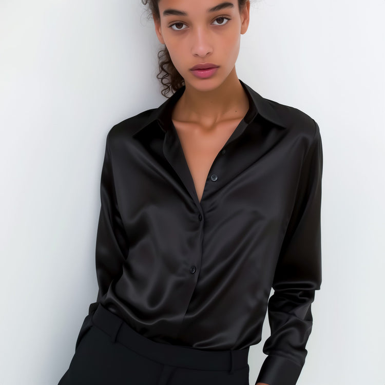 Long Silk Shirt